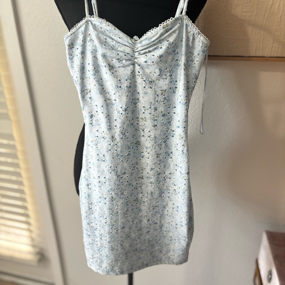 Windsor Light Blue Floral Dress